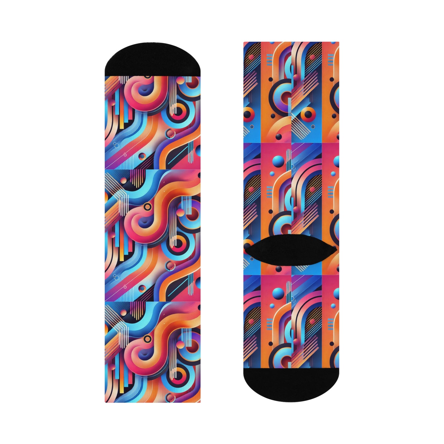 Color wave Socks